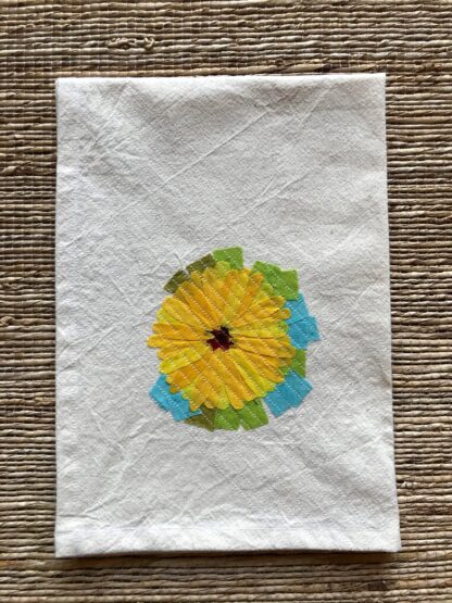 Yellow Jerbra Kitchen Towel